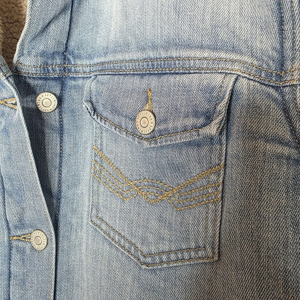 Idyllwind Women's Edgewood Sherpa Lined Denim Jacket Sz Large Western Wear - Picture 5 of 7